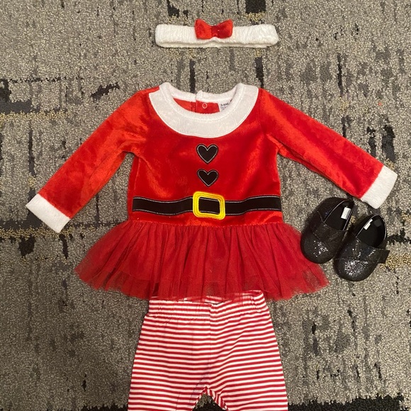Baby Girls Santa Tutu Outfit 🎅 - Picture 1 of 2